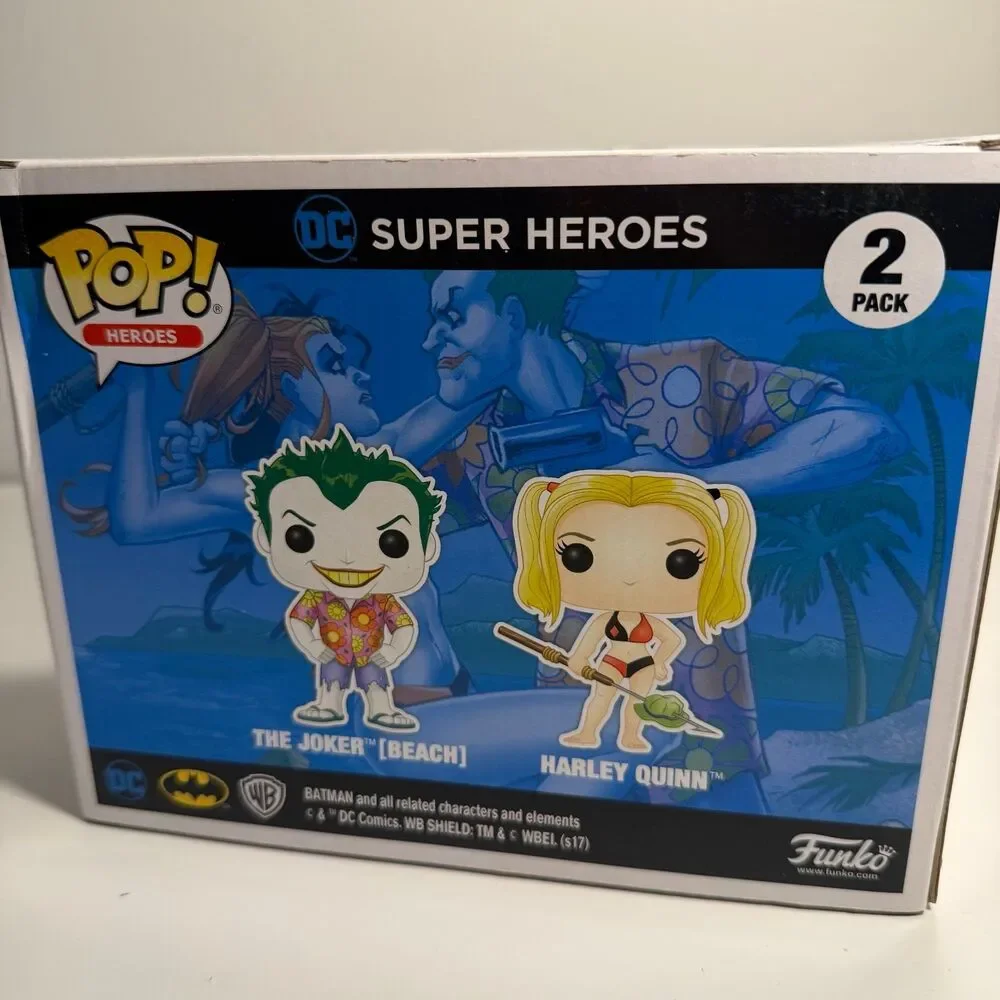 Funko Pop! Vinyl: DC Universe - DC - 2 Pack - Beach Joker & Harley - Hot Topic (